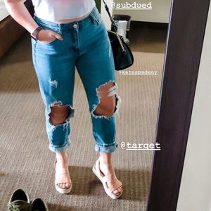 Wild fable target ripped jeans